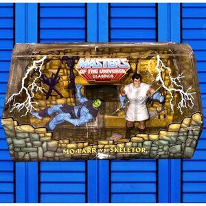 NEW-Mattel Masters of the Universe Classics Mo-Larr vs. Skeletor-Box Wear-Figure